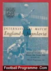 England v Yugoslavia 1950 – International Match at Arsenal