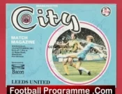 Manchester City v Leeds United 1981 – Multi Signed Man City