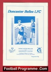 Doncaster Belles Ladies v Knowsley United 1992 – Womens Football