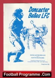 Doncaster Belles Ladies v Notts Rangers 1991 – Womens Football