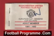 Manchester United Man Utd Season Ticket Book LMTB 1991 1992