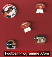Manchester United Football Badge Collection Man Utd Badges X 5