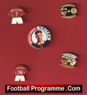 Manchester United Football Badge Collection Man Utd Badges X 5