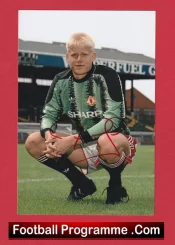 Manchester United Peter Schmeichel Autographed Signed Picture Man Utd