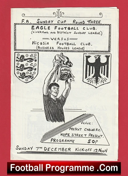 Eagle v Nicosia 1980s - Sunday Cup at Prescot Cables FC - Image 2