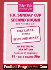 Eden Vale v Blyth Comrades 1997 – Sunday Cup