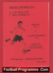 Theale v Luton Old Boys 1997 – Sunday Cup