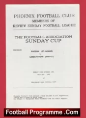 Phoenix v Lebeq Tavern 1991 – Sunday Cup Harpenden Town