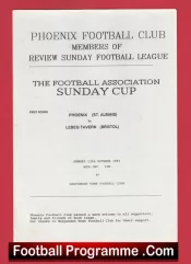 Phoenix v Lebeq Tavern 1991 – Sunday Cup Harpenden Town