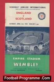 England v Scotland 1954 – Schoolboys at Wembley