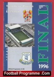 Tranmere Rovers v Everton 1996 – Liverpool Senior Cup Final