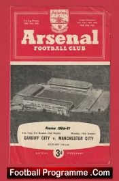 Cardiff City v Manchester City 1961 – FA Cup Replay Arsenal