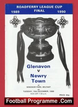 Glenavon v Newry Town 1989 - Cup Final Belfast