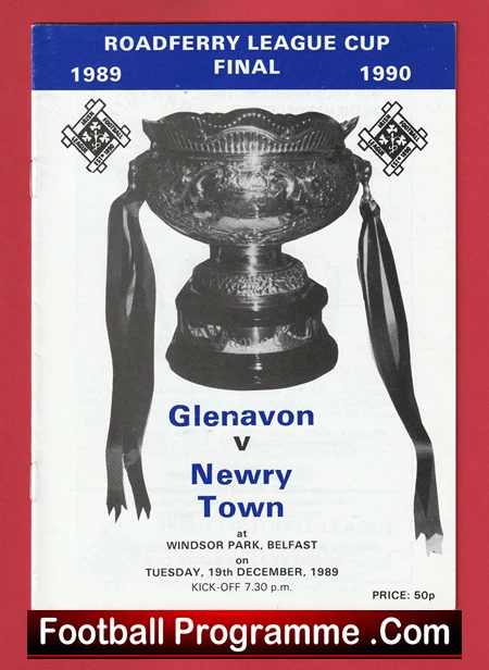 Glenavon v Newry Town 1989 - Cup Final Belfast - Image 2
