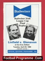 Linfield v Glenavon 1989 – Cup Final Replay Belfast