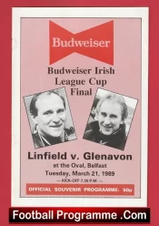 Linfield v Glenavon 1989 – Cup Final Belfast