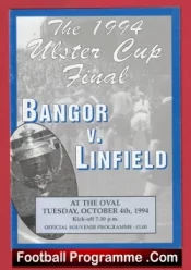 Linfield v Bangor 1994 – Cup Final Belfast