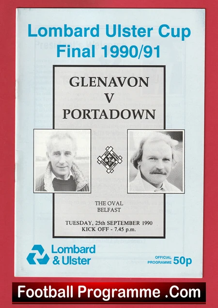 Glenavon v Portadown 1990 - Cup Final Belfast - Image 2