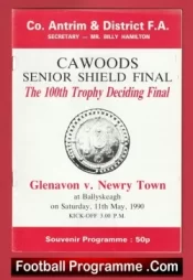 Glenavon v Newry Town 1990 – Senior Shield Cup Final Ballyskeagh