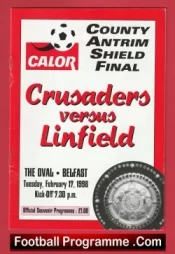 Linfield v Crusaders 1998 – Senior Shield Cup Final Belfast