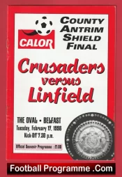 Linfield v Crusaders 1998 – Senior Shield Cup Final Belfast