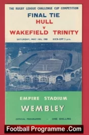 Wakefield Trinity Rugby v Hull 1960 – League Cup Final