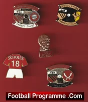 Manchester United Football Badge Collection Man Utd Badges X 5