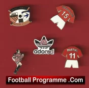 Manchester United Football Badge Collection Man Utd Badges X 5