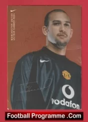 Manchester United Tim Howard Autograph Signed USA America Tour Card 2004
