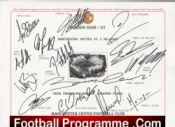 Manchester United Football Team Multi Autographed Signed Sheet 2006/07 All Legends