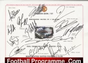 Manchester United Football Team Multi Autographed Signed Sheet 2006/07 All Legends