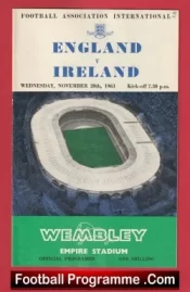 England v Ireland 1963 – Bobby Charlton – Bobby Moore