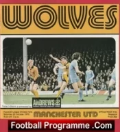Wolves Wolverhampton v Manchester United 1978 – Man Utd