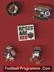 Manchester United Football Badge Collection Man Utd Badges X 5