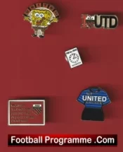 Manchester United Football Badge Collection Man Utd Badges X 5