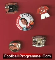 Manchester United Football Badge Collection Man Utd Badges X 5