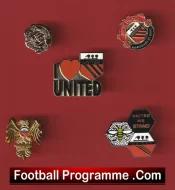 Manchester United Football Badge Collection Man Utd Badges X 5