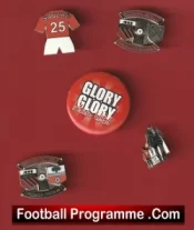 Manchester United Football Badge Collection Man Utd Badges X 5