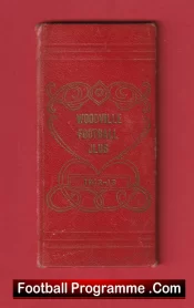 Woodville Football Club Members Season Booklet 1912 – 1913