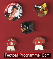 Manchester United Football Badge Collection Man Utd Badges X 5
