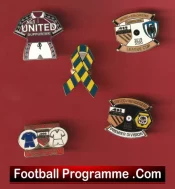 Manchester United Football Badge Collection Man Utd Badges X 5