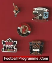 Manchester United Football Badge Collection Man Utd Badges X 5