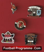 Manchester United Football Badge Collection Man Utd Badges X 5