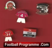 Manchester United Football Badge Collection Man Utd Badges X 5