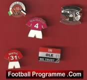 Manchester United Football Badge Collection Man Utd Badges X 5