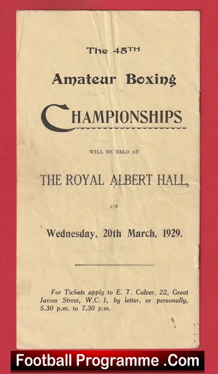 Great Britain Schoolboys Amateur Boxing Championships at Holborn 1928 - Image 9