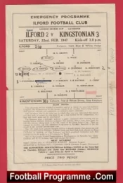 Ilford v Kingstonian 1947 – London Senior Cup