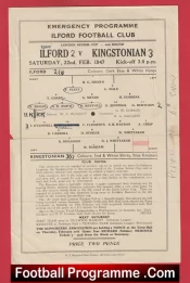Ilford v Kingstonian 1947 – London Senior Cup