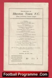 Ilkeston Town v Butterley 1946 – Notts Derbyshire Senior League