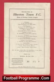 Ilkeston Town v Butterley 1946 – Notts Derbyshire Senior League